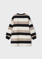 Vestito elementi decorativi bambina Mayoral fantasia righe - ErreGiModaBimbo