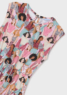 Vestito stampato ragazza Mayoral "Girl" - ErreGiModaBimbo