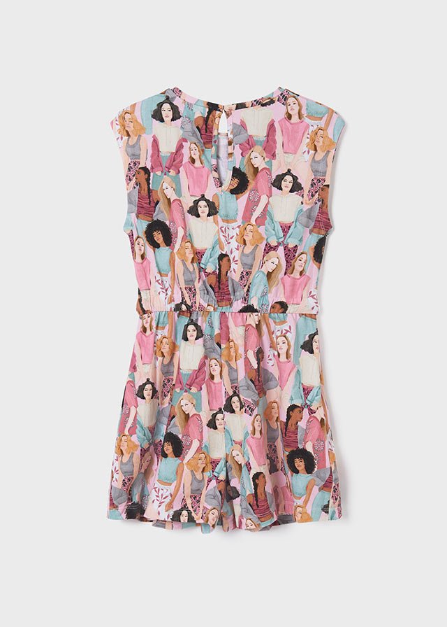 Vestito stampato ragazza Mayoral "Girl" - ErreGiModaBimbo